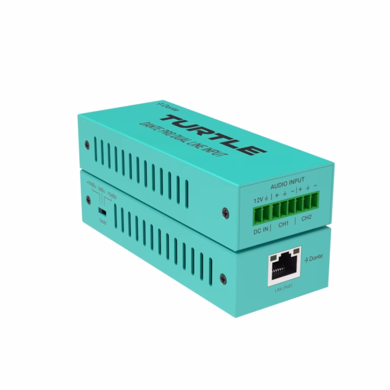 Dante-Pro-2CH-Analog-Line-Input-Adapter-with-Gain-Controls